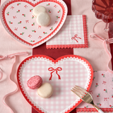 Lace Heart Shaped Plates - Dainty Florals, Gingham & Bows