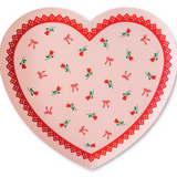 Lace Heart Shaped Plates - Dainty Florals, Gingham & Bows