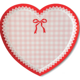 Lace Heart Shaped Plates - Dainty Florals, Gingham & Bows