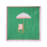 Palm Beach - Cheers Cabana Umbrella Cocktail Napkin