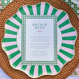Palm Beach - Digital Menu for Bachelorette, Bridal Shower, or Dinner Party