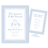 "The Summer I Got Married " Customizable Bridal Shower Invitation - Coastal Pretty