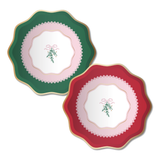 Coquette Holiday Dessert Plates