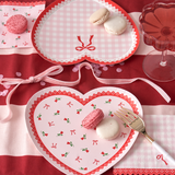 Valentines Day Cocktail Napkins - Lace, Gingham, & Bows