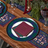 Tartan Christmas - Plaid Christmas Plates - Dinner Plate