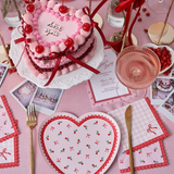 Lace Heart Shaped Plates - Dainty Florals, Gingham & Bows