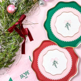 Coquette Holiday Dessert Plates