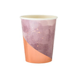 Amethyst - Light Purple Watercolor Paper Cups (Case Pack)