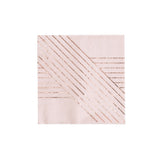 Amethyst - Pale Pink Striped Cocktail Paper Napkins