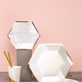 Blanc - White Marble Cocktail Paper Napkins (Case Pack)