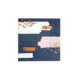 Erika - Navy Abstract Cocktail Paper Napkins