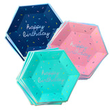 Sprinkles - Bright Happy Birthday Large Paper Plates (Mulit-Color Pack, 18 Count)