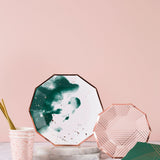 Manhattan - Pale Pink Confetti Paper Cups (Case Pack)