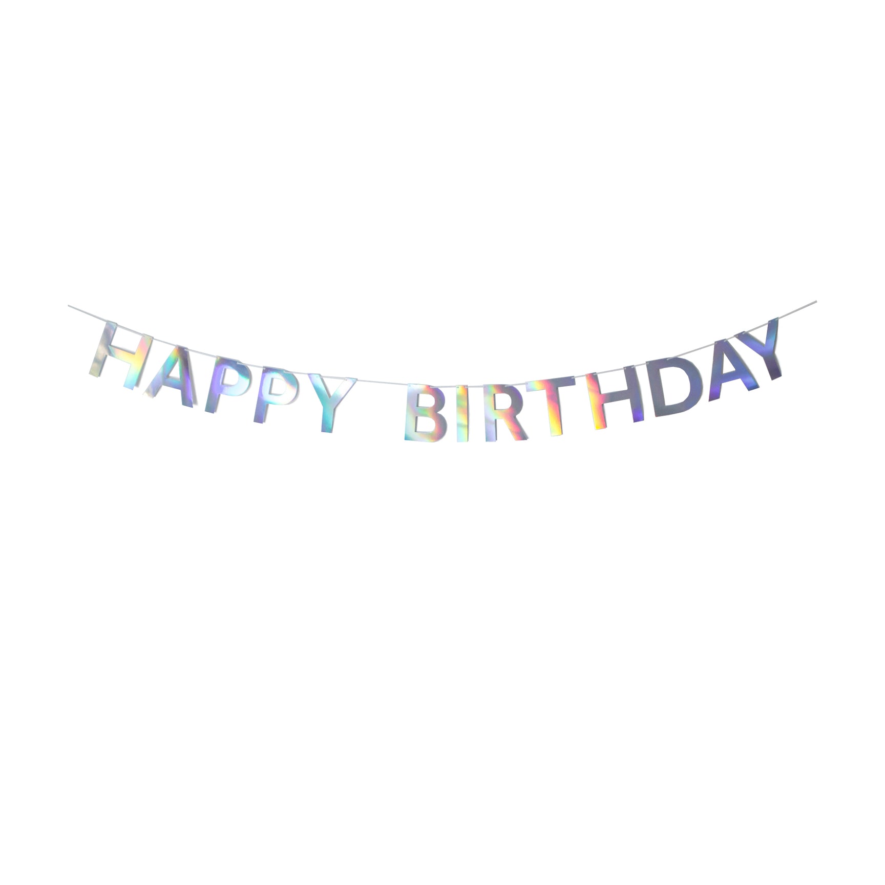 Sprinkles - Holographic Happy Birthday Banner – Harlow & Grey
