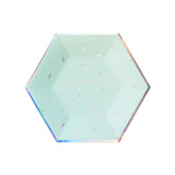 Sprinkles - Pastel Small Paper Plates (Multi-Color Pack, 18 count)